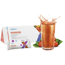 Load image into Gallery viewer, FuXion Passion, Increase Your Energy and Libido Levels Thanks to L-arginine, A Powerful Amino Acid.Pleasant Invigorating Guarana Flavored Drink w. Natural Anti-Oxidants(Passion, 28 Sticks)

