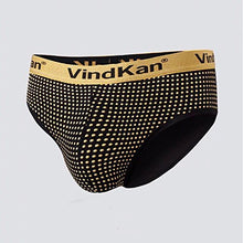 Load image into Gallery viewer, 2017 VKWEIKU Men&#39;s pennis Enlargement Underwears Magnetic Micromodal Trunks Therapy Golden Side Sexy Briefs
