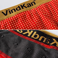 Load image into Gallery viewer, 2017 VKWEIKU Men's pennis Enlargement Underwears Magnetic Micromodal Trunks Therapy Golden Side Sexy Briefs