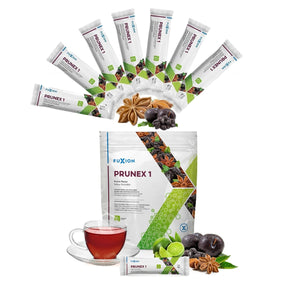 FuXion Prunex 1 Weight Loss Detox Tea Instant w. Fiber Blend For Colon Cleanse -7 Sticks