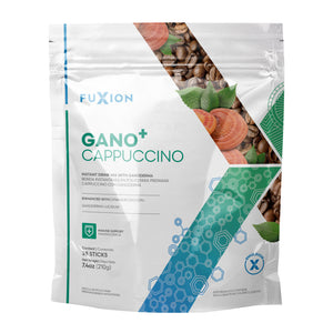 Fuxion Gano+ Cappuccino-Sugar Free Instant Coffee,IMPROVE YOUR HEALTH-5g/stick-28 Sachets