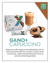 Load image into Gallery viewer, Fuxion Gano+ Cappuccino-Sugar Free Instant Coffee,IMPROVE YOUR HEALTH-5g/stick-28 Sachets
