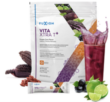 Load image into Gallery viewer, Fast Acting Energizing Tea by Fuxion Vita Xtra T-Mix All Natural Herbs&Fruits for Natural Energy (Purple Corn, 28 Sachets)