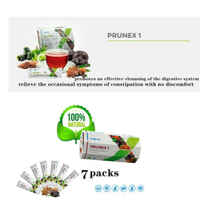 FuXion Prunex 1 Weight Loss Detox Tea Instant w. Fiber Blend For Colon Cleanse -7 Sticks