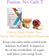 Load image into Gallery viewer, FuXion Nocarb-T Instant Drink Mix w. Soluble Fiber, Support Stable Blood Sugar After Rich Dinner, Anti-Absorbe Glucose,Cholesterol Lowering Level, Accelerate Metabolism-1 Pouch of 28 Sachets
