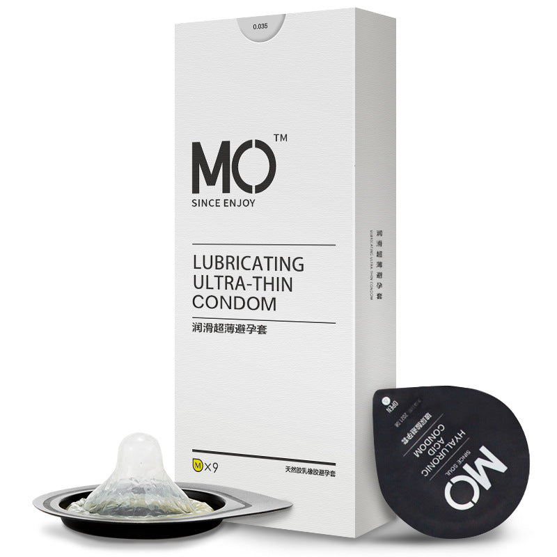 MingLiu Brand 9 Pieces Mo Condom Hyaluronic Acid Safer Sex Adult Sexy Ultra Thin Slim Large Oil Quality Sex Condoms Sex Toys
